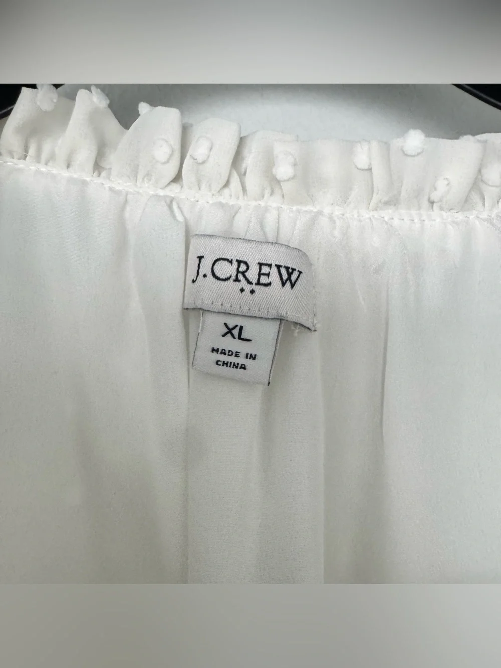 J. Crew lightweight cream